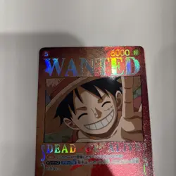 Monkey D. Luffy ST01-012 SR SP Wanted Poster Mighty Enemies ONE PIECE Card JP - Image 3