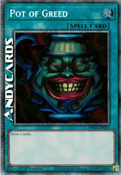 POT OF GREED (Anfora Dell'avidita) • Rara Starlight • MP25 EN050 • 1Ed • Yugioh! - Image 1