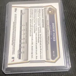 Bowman Chrome 2025 Prospects Andrew Fischer Brewers BCP-149 Burgundy /275 - Image 4
