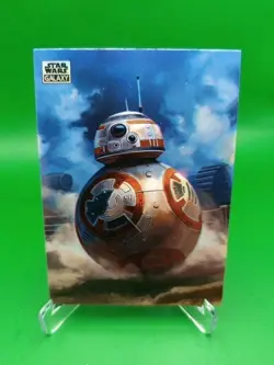 2025 Topps Star Wars Galaxy Chrome BB-8 Power of the Force Insert Refractor - Image 1