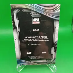 2025 Topps Star Wars Galaxy Chrome BB-8 Power of the Force Insert Refractor - Image 2