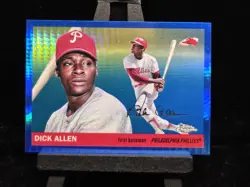 2025 Topps Chrome Platinum Anniversary Blue Prism Dick Allen #263 Phillies - Image 1