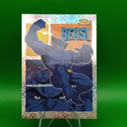 2025 Topps Finest X-Men '97 Beast Remember It Refractor #RI-6 Marvel - Image 1