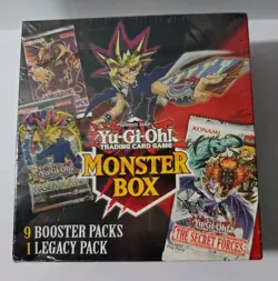 Yugioh Monster Mystery Box 9 Packs + 1 Legacy Pack New Factory Sealed 2020 728192517051 - Image 1