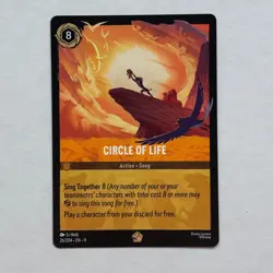 Circle of Life 26/204 Disney Lorcana Fabled Regular Legendary Card NM - Image 1