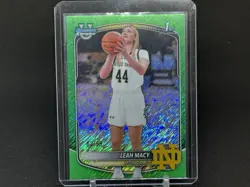 Leah Macy 2025 Bowman Chrome #BCP-61 Green Shimmer 1st /99 (RC) - Image 1