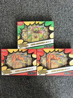 Pokemon TCG Ascended Heroes Mega Meganium X1 & Emboar Ex Box X2 New & Sealed - Image 1