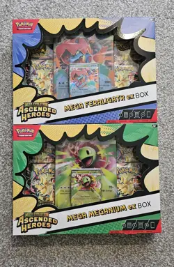 Pokemon TCG Ascended Heroes Mega Meganium Ex Box - Sealed Brand New x2 - Image 2
