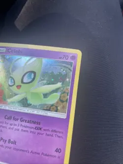 Celebi SM224 Black Star Promo Pokemon Card LP Free Shipping - Image 3