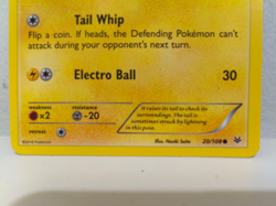Pokemon TCG Pikachu Build-A-Bear Workshop Promo Stamped Card 20/108 - Image 2