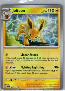 Jolteon Poke Ball 029/131 SV: Prismatic Evolutions - Pokemon Card - NM - Image 1