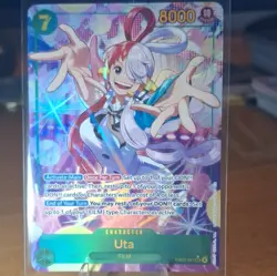 Bandai One Piece Card Game Uta EB03-061 One Piece Heroines Alt Art Holo ENG - Image 1