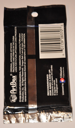 (1) Dragonball Z Series 1 Trading Card Booster Pack 1996 Factory Sealed 10 Cards - Image 2