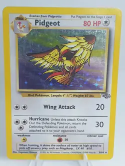 Pidgeot 8/64 Holo Rare Unlimited WoTC Vintage Jungle Set Pokemon Card 1999 WOTC - Image 4