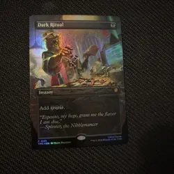 Dark Ritual (Borderless) Commander: Teenage Mutant Ninja Turtles Foil - Image 1