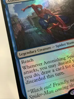 Astonishing Spider-Man - Foil R MTG Commander: Marvel Super Heroes NM - Image 2