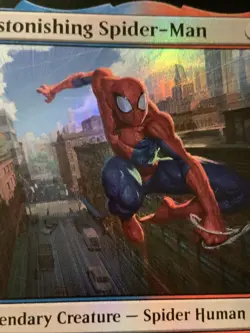 Astonishing Spider-Man - Foil R MTG Commander: Marvel Super Heroes NM - Image 3