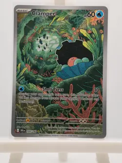 Clamperl 195/182 Illustration Rare Destined Rivals Pokemon Near Mint - Image 1