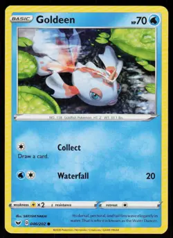 Goldeen 046/202 Common Sword & Shield Pokemon Near Mint - Image 1