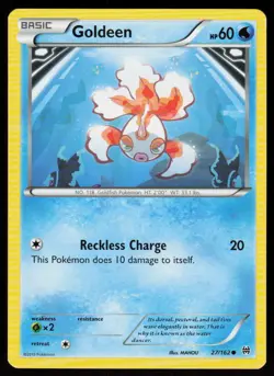 Goldeen 27/162 Common BREAKthrough Pokemon Near Mint - Image 1