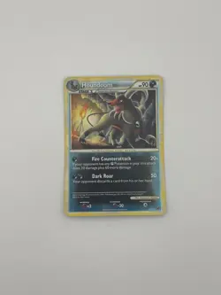 HOUNDOOM 5/90 HOLO RARE HGSS UNDAUNTED POKEMON REVERSE HOLO LP- - Image 1