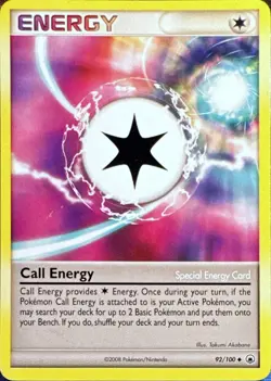 Call Energy 92/100 Uncommon Majestic Dawn Pokemon Near Mint - Image 1