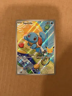 Squirtle 039 First Partner Illustration Collection Promo Pokemon TCG NM - Image 1