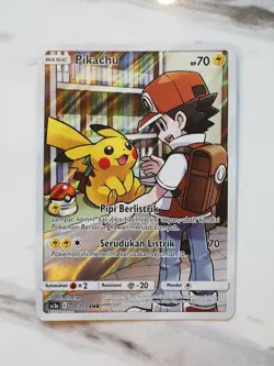 Pikachu CHR AC3a 206/205 Pokemon Card Indonesia Exclusive NM-MINT - Image 2