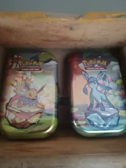 Pokemon TCG Prismatic Evolutions Eeveelutions Mini Tin Full Set of 8 Sealed NEW - Image 5