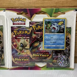 Vivid Voltage Vaporeon 3 Pack Blister – Sword & Shield Pokemon Sealed Lot Of 2 - Image 2