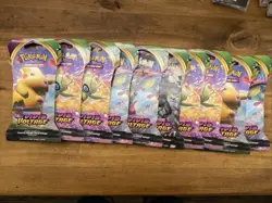 Pokemon TCG Vivid Voltage Sleeved Booster Pack Lot Of x10 Pack Factory Sealed - Image 1