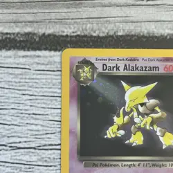 Pokemon TCG Dark Alakazam 1/82 Team Rocket Holo SWIRL LP - Image 5