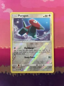 Pokemon Card Porygon Unbroken Bonds Reverse Holo 154/214 Near Mint - Image 1