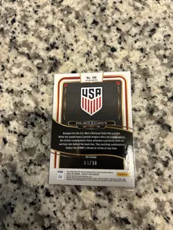 2024/25 Panini Select Gold Prizm /10 Folarin Balogun Usmnt - Image 3