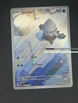Pokemon TCG Snover Mega Evolution 140/132 Illustration Rare Card - Image 1