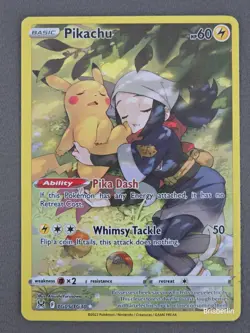 Pokemon TCG Pikachu Lost Origin Trainer Gallery Tg05/Tg30 Holo Ultra Rare - Image 1
