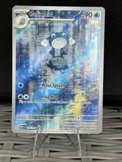 Pokemon TCG Poliwhirl Scarlet & Violet-151 176/165 Holo Illustration Rare Lp - Image 1