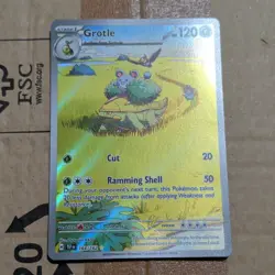 Pokemon TCG Grotle SV05 Temporal Forces Full Art Holo Illustration Rare 164/162 - Image 1