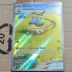 Pokemon TCG Grotle SV05 Temporal Forces Full Art Holo Illustration Rare 164/162 - Image 2