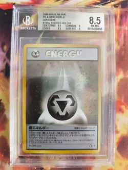 Pokemon Card Metal Steel Energy Holo Neo Genesis Gsnw Japanese BGS Beckett 8.5 - Image 2