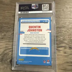 PSA 10 2023 Panini Donruss Optic - Rated Rookie Quentin Johnston - Image 2
