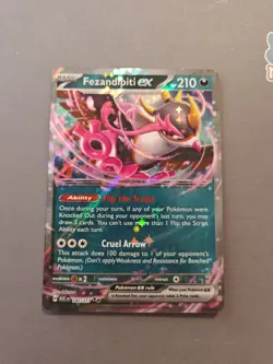 Pokemon TCG Fezandipiti EX 142/217 Ascended Heroes - Image 1