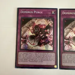 Yugioh Dominos Purge MP25-EN095 1st Secret (NM) X3 Playset - Image 2