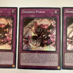 Yugioh Dominos Purge MP25-EN095 1st Secret (NM) X3 Playset - Image 3