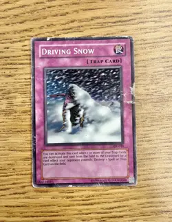 Yu-Gi-Oh! Driving Snow PSV-018 1st Edition Common Vintage - HEAVY Play - Image 3