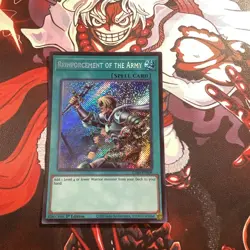 Yugioh! | Reinforcement Of The Army L26D-ENS08 1st Edition Secret Rare NM - Image 1