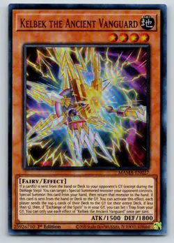 Kelbek the Ancient Vanguard MAMA-EN027 Magnificent Mavens Yu-Gi-Oh 1st Ed NM - Image 1