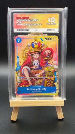Monkey.D.Luffy (2nd Anniversary Stamped Promo) P-043 One Piece - ACE 10 - Image 1