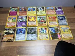 L Pokemon Card Collection Job Lot Bulk Holos Reverse Holos Rares Vintage Modern - Image 1