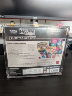 Pokemon TCG Evolving Skies Elite Trainer Box New Sealed Acrylic Case Included - Image 2